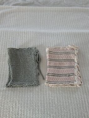 Aeropostale Smocked Tube Top - Set Of 2